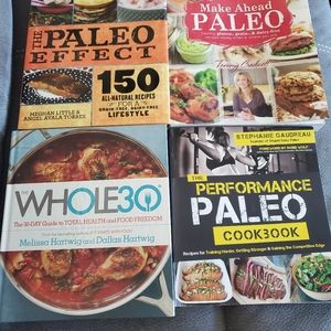 4 cookbooks for whole 30/Paleo. All in excellent c